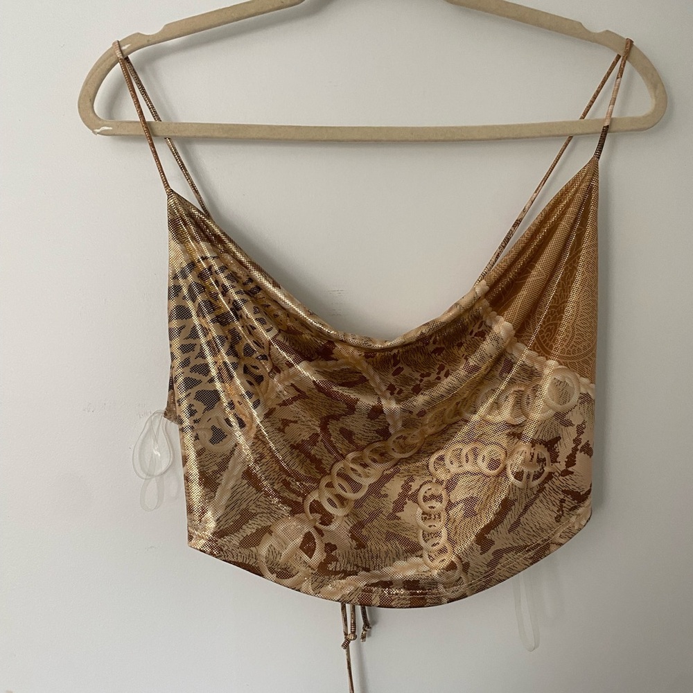 Windsor Top Chain Gold Print